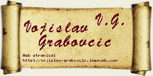 Vojislav Grabovčić vizit kartica